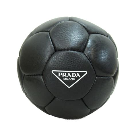 prada soccer ball|Black Saffiano leather soccer ball .